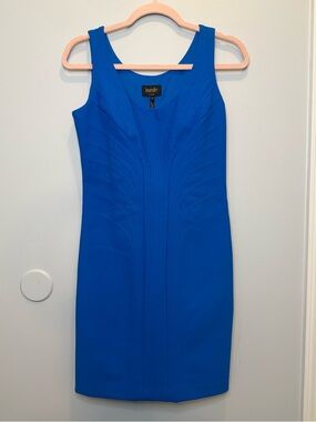 Laundry by Shelli Segal Royal Blue Sleeveless Sheath Dress Size 8